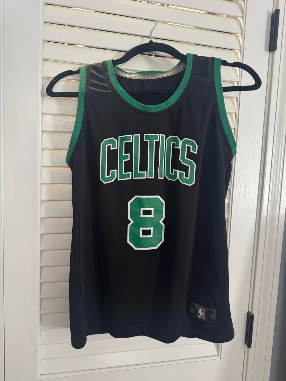Boston Celtics Black & Green Basketball Jersey - #8
